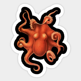 Giant Octupus Red Octopus Cool Octopus Huge Octopus Sticker